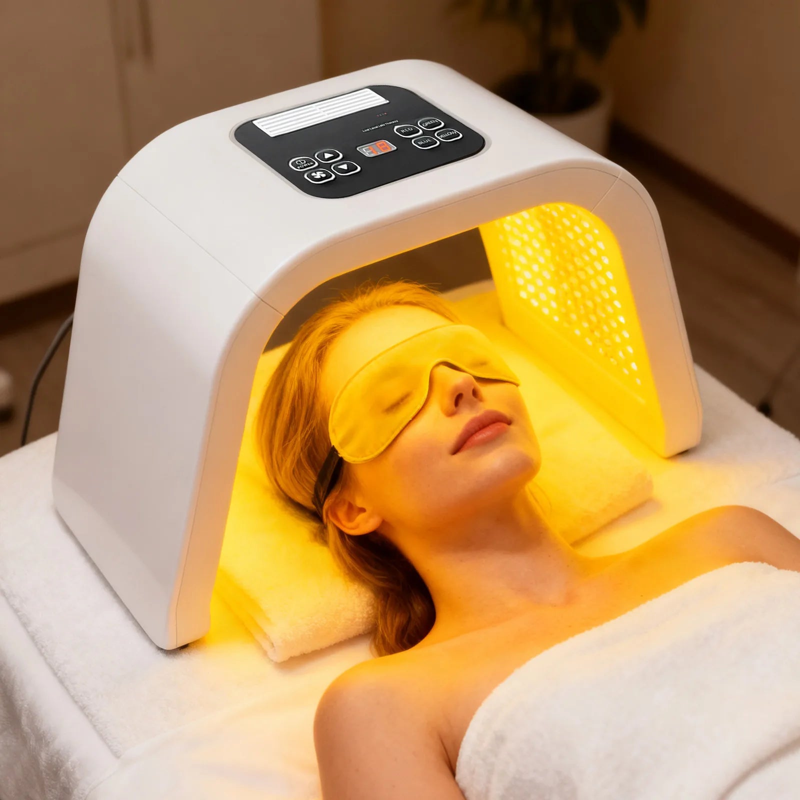 7-Farben PDT Photonen-Lichttherapie Led-Gesichtsmaske, 287 Leds Hautpflege-Lichtgerät Zur Gesichtsverjüngung Für Salon Und Spa